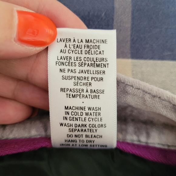 Jacob silver/grey velvet mini skirt, US 14 - Picture 9 of 9